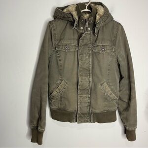 Aritzia Olive Bomber Jacket
